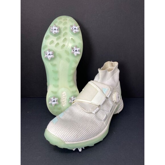 Adidas Women's Zg21 Motion Primegreen Boa Mid Cut Golf Shoes Size 9 Halo Mint - Picture 2 of 13